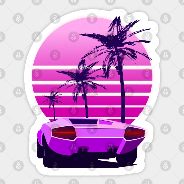 Legendary Sports Car Sticker by Alkahfsmart